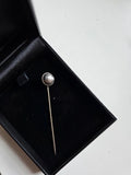 Antique Victorian Silver Football Stick Pin