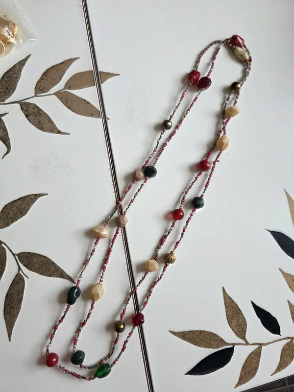 Vintage 1920s 1930s Neiger Brothers Beaded Necklace – Art Deco Czech Glass