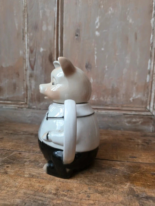 Tony Wood "Master Piggy" Novelty Teapot – Staffordshire Pottery – Vintage English Character Ware