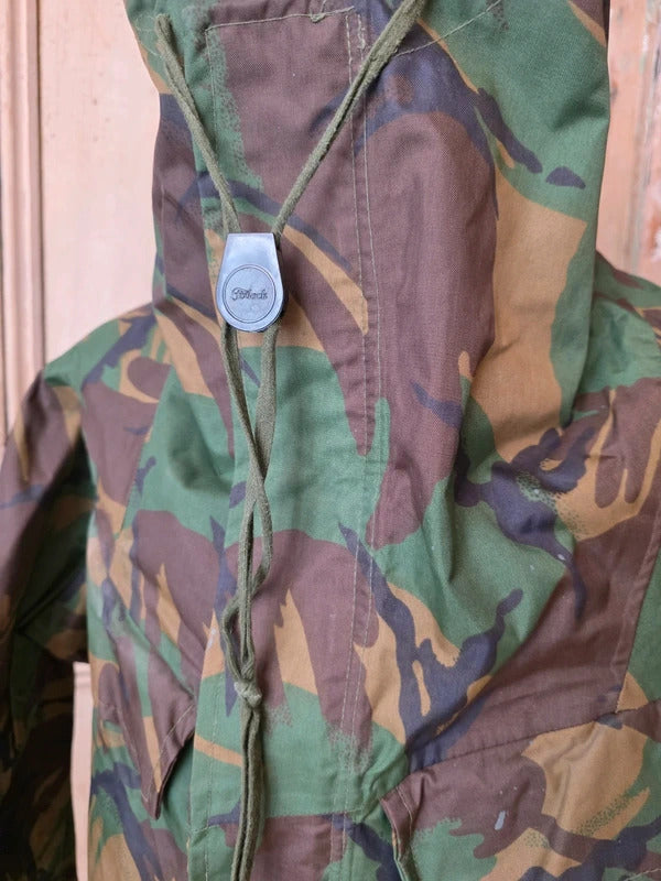 Vintage Camo Pullover Jacket Hooded Smock Festival Military Style
