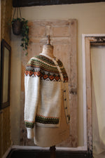 Load image into Gallery viewer, Vintage 1970s fairisle cardigan  - button down -  wool

