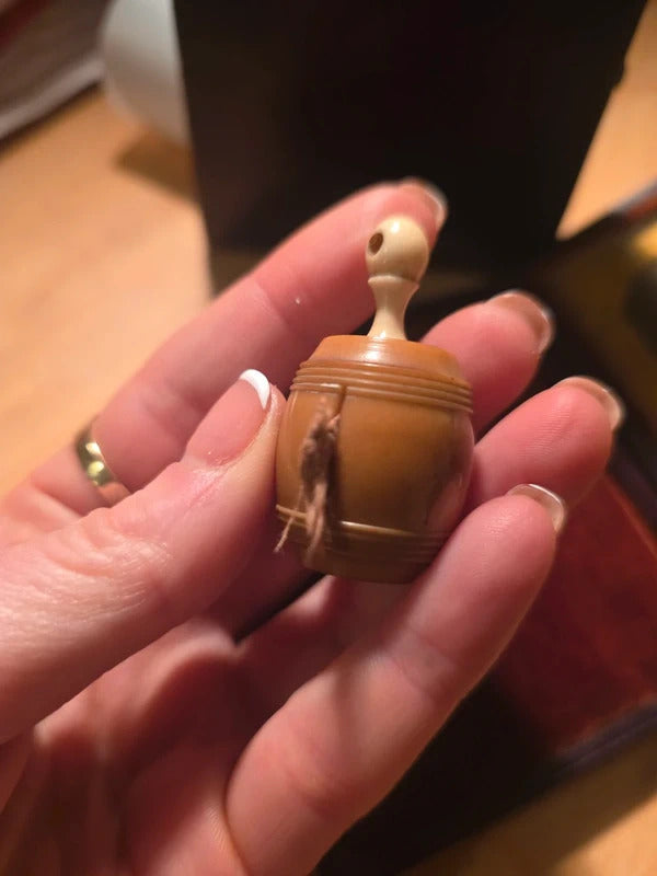 Antique Amber Tape Measure  Early 20th Century