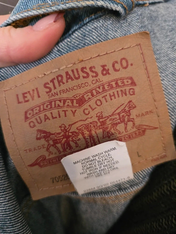 Vintage Levi’s Denim Jacket – Classic Blue Trucker – Size L