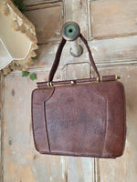 Load image into Gallery viewer, Vintage 1930s Lederer Handbags Russell &amp; Bromley Genuine Snakeskin Bag
