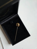 Antique Edwardian Gold tone Love Knot Stick Pin