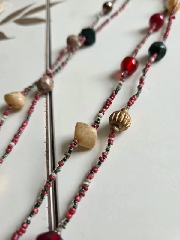 Vintage 1920s 1930s Neiger Brothers Beaded Necklace – Art Deco Czech Glass