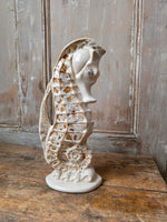 Load image into Gallery viewer, Vintage Mid-Century Fosters Honeycomb Seahorse Vase
