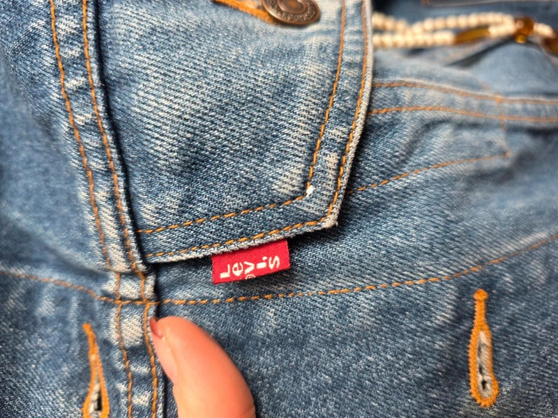 Vintage Levi’s Denim Jacket – Classic Blue Trucker – Size L