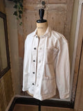 Vintage-Style 1950s White Denim Chore Jacket – NEXT