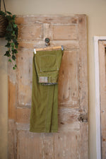 Load image into Gallery viewer, Vintage Y2K Green Burberry trousers - cotton denim UK8
