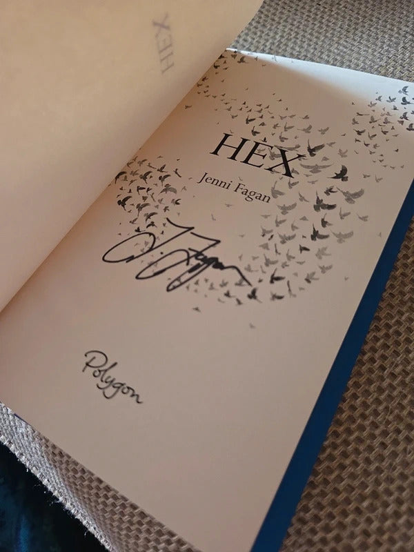 HEX Jenni Fagan Signed by author fantasy