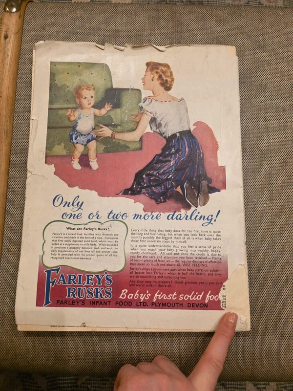 Vintage Housewife Magazine - October 1954