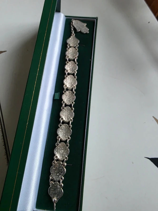 Vintage 1970s silver tone bracelet