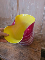 Load image into Gallery viewer, Vintage 1960s Large Hand-Blown Art Glass Vase
