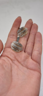 Load image into Gallery viewer, Vintage 1930s venetian glass clip on screw back earrings
