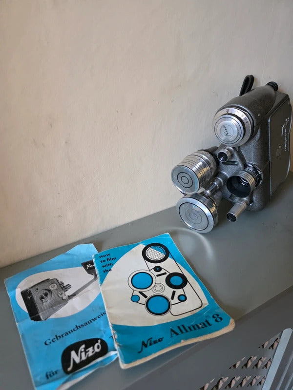 Vintage Nizo 8 Allmat Cine Camera (with manuals)