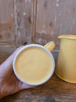 Load image into Gallery viewer, Vintage 1950s Ceramic Kitchen Jugs Lemon Yellow Pair
