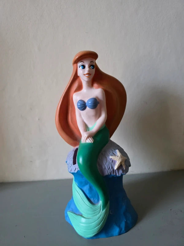 Original Disney Ariel money box, late 1980s / early 1990s.