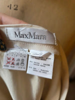 Load image into Gallery viewer, Vintage Y2K Max Mara Linen Pencil Skirt | Cream Tailored Midi | Designer Italian | W30" pietra
