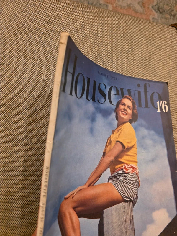 Vintage Housewife Magazine - August 1951