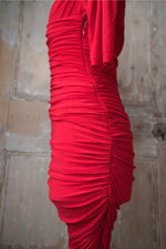 Load image into Gallery viewer, Vintage 1950s style dress original Laura Byrnes 2015 evening wiggle UK8
