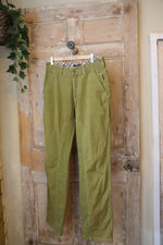 Load image into Gallery viewer, Vintage Y2K Green Burberry trousers - cotton denim UK8
