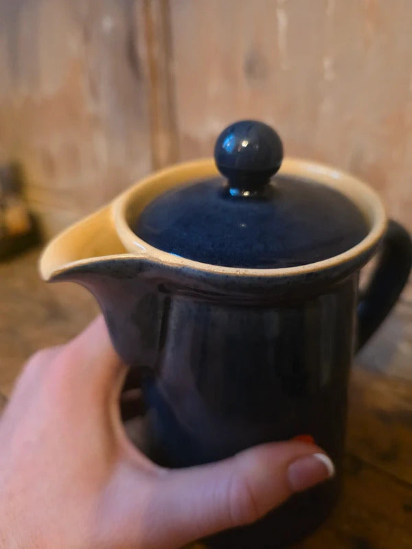 Vintage Denby Stoneware Coffee Pot / Teapot – ¼ Pint