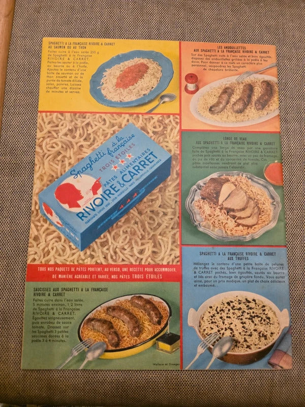 Vintage La Vie french magazine - January 1959