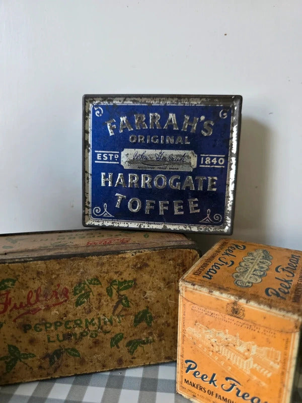 Vintage Advertising Tin Job Lot – Peek Frean, Boots, Farrah’s, Player’s Tobacco