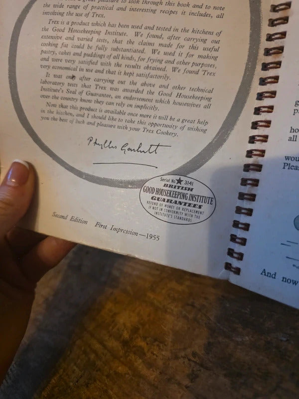 Vintage Trex Cookery – Second Edition, First Impression (1955)