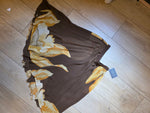 Load image into Gallery viewer, Vintage 1990s Spighefiordaliso Sheer Silk Skirt |floral Print | Made in Italy | UK 8 / W28" pietra
