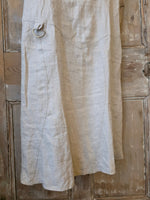 Load image into Gallery viewer, Vintage Y2K NEF Linen Utility Dress | Structured Panelled Shift | UK 6/8 pietra
