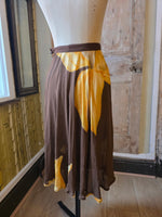 Load image into Gallery viewer, Vintage 1990s Spighefiordaliso Sheer Silk Skirt |floral Print | Made in Italy | UK 8 / W28" pietra
