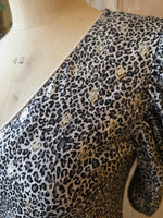 Load image into Gallery viewer, Vintage Y2K Morgan Leopard print blouse –  UK 12

