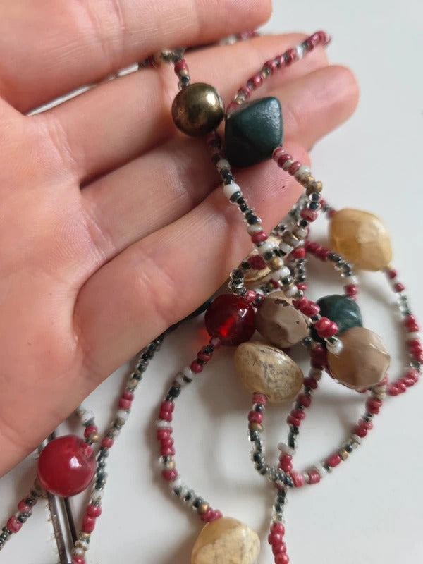 Vintage 1920s 1930s Neiger Brothers Beaded Necklace – Art Deco Czech Glass