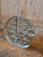 Load image into Gallery viewer, Vintage 60s Walther Glas Mid Century German Glass Solifleur Glass Stem Vase
