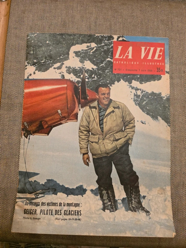 Vintage La Vie french magazine - June 1959