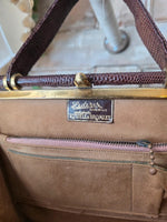 Load image into Gallery viewer, Vintage 1930s Lederer Handbags Russell &amp; Bromley Genuine Snakeskin Bag
