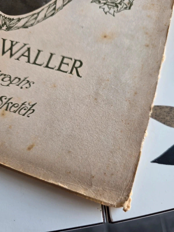 Antique 1909 Parts I Have Played Lewis Waller Actor Booklet 30 Photographs