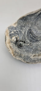 Vintage 1930s rhinestone clip screw on earrings