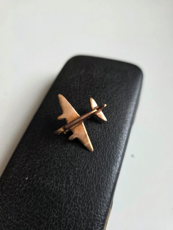 Vintage WW2 Sweetheart Brooch – Aeroplane Pin