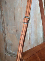 Load image into Gallery viewer, New Handmade Tan Leather Studded Shoulder Bag Boho Festival Crossbody Western Style
