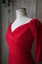 Load image into Gallery viewer, Vintage 1950s style dress original Laura Byrnes 2015 evening wiggle UK8
