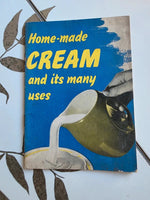 Load image into Gallery viewer, Vintage Home-Made Cream and Its Many Uses – Stork Margarine Recipe Booklet
