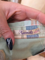 Load image into Gallery viewer, Vintage Y2K Kaporal Cotton Shirt Dress | Embroidered Plaid Mini | Preppy | UK8
