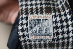 Load image into Gallery viewer, Rare vintage 1960s Strathtay wool houndstooth cape coat
