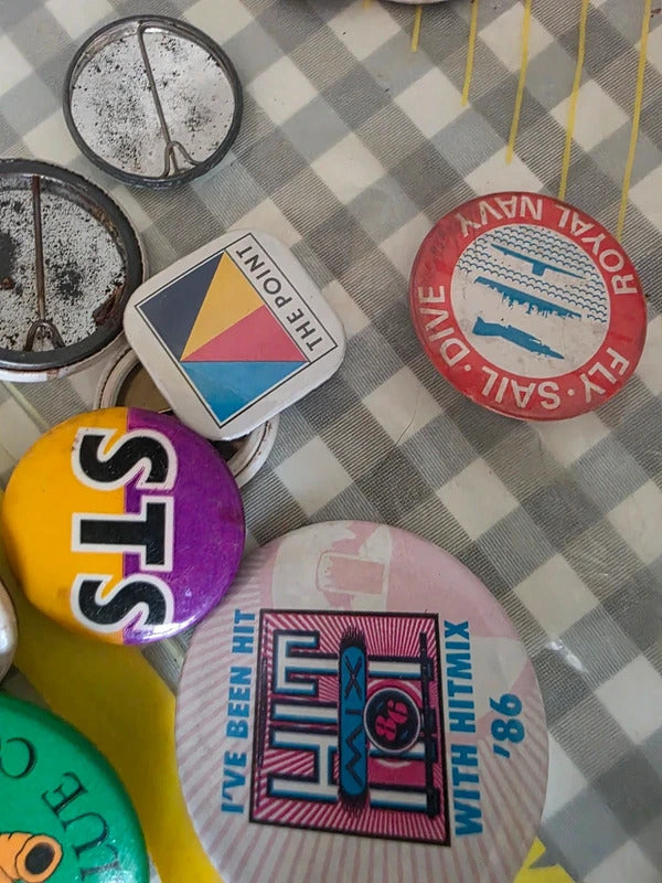 Vintage Pin Badge Job Lot – 1970s 80s 90s Mixed Collectable Badges