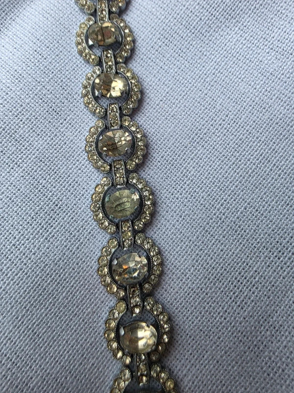 Vintage 1940s Paste Rhinestone Bracelet