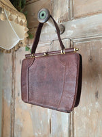 Load image into Gallery viewer, Vintage 1930s Lederer Handbags Russell &amp; Bromley Genuine Snakeskin Bag
