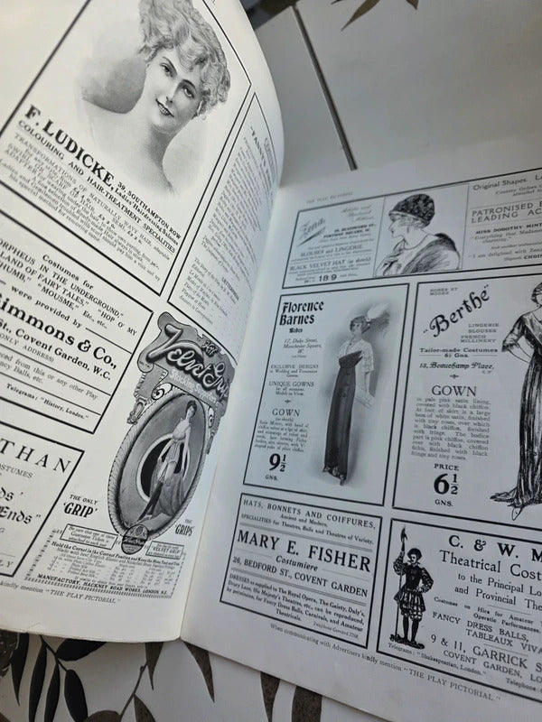 Antique 1911 The Play Pictorial Magazine Fanny's First Play No 114